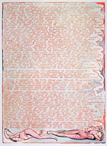 エルサレムの大アルビオンの発散。彼の西の天国、1804（WCでレリーフエッチング） 作： William Blake